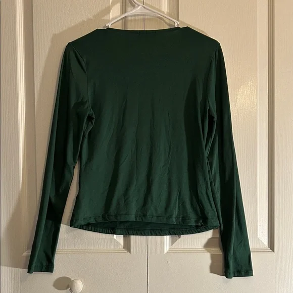 Forest Green Long Sleeve Top - Picture 3 of 4